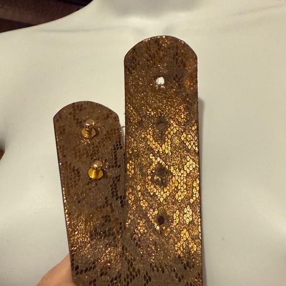 Streets Ahead Gold Decorative Belt NWOT - Picture 13 of 16